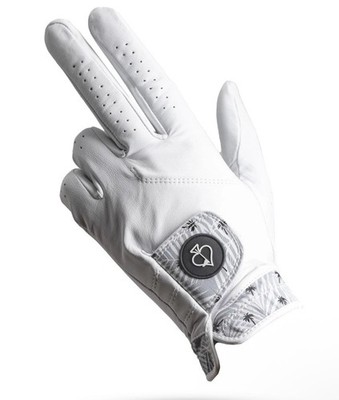 DISCONTINUED NEW Pins & Aces Cabretta Leather Plm Tree Golf Glove Small Left Men