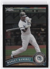 2011 Topps Hanley Ramirez RC #20a #20 Black #/100 Florida Marlins