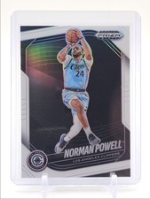 NORMAN POWELL 2024-25 PANINI PRIZM BLACK WHITE CLIPPERS #55 /175 Q6084