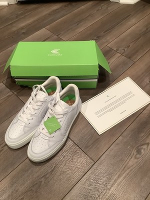 Nib Cariuma Vallely 10.5 Men s White Leather Ice Logo Sneakers Shoes