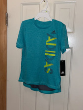 Adidas Teal  Gray shirt/short set size 4T