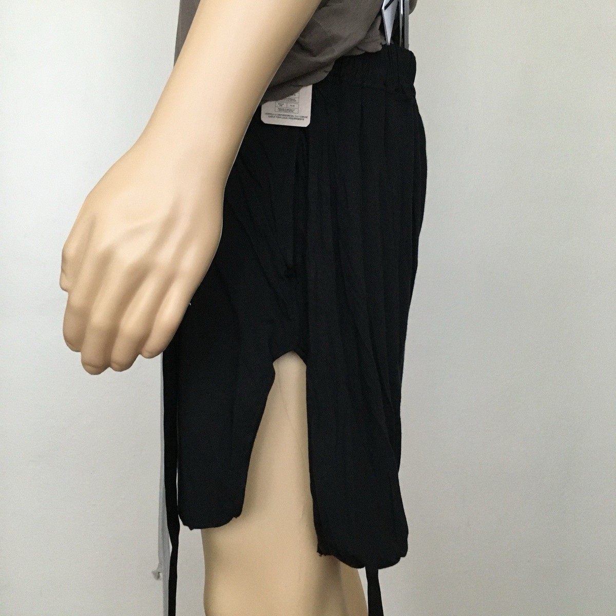 K Rick Owens Phleg Doubled Boxers 黒S NWT Rick Owens Drkshdw Phleg Doubled Boxer Shorts Black