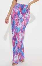 Fashion Nova Floral Printed Wide Leg Pants