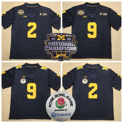 Youth/Adult Michigan Wolverines Jersey #2 Blake Corum #9 JJ