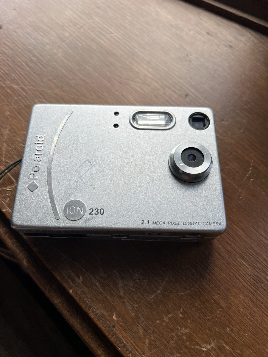 〔即日発送可〕Polaroid iON 230 コンパクトデジタルカメラ Polaroid iON 230 Digital Camera 2.1 Mega Pixel Silver | eBay