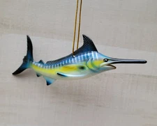 Marlin 5.5" Christmas Ornament Replica Wall Mount Game Fishing Salt Water
