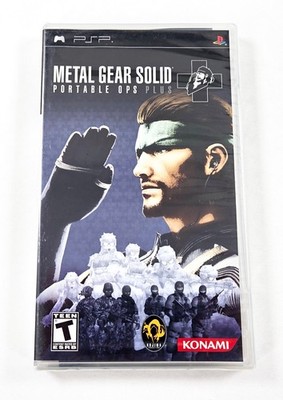 METAL GEAR SOLID PORTABLE OPS PLUS NEW SEALED 2007 Authentic Playstation PSP
