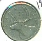 1952 CANADIAN SILVER QUARTER