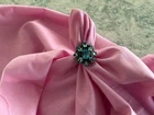 Vintage Natural London Blue Topaz Tier Cluster Promise Ring 925 Sterling Silver