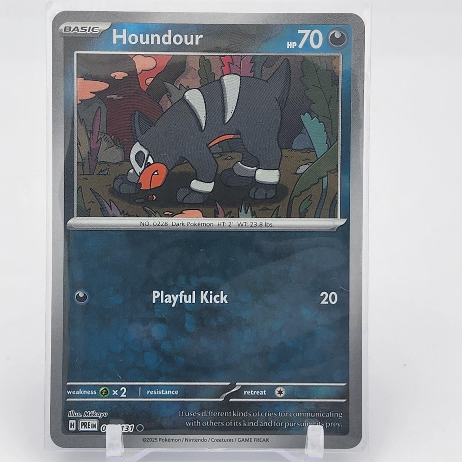 Houndour - 062/131 - Masterball Holo - Prismatic Evolutions - Pokemon - NM/M