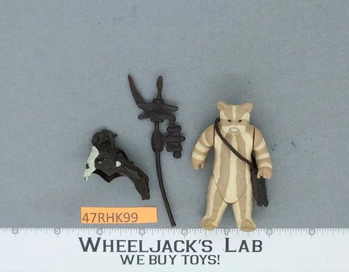 Logray Ewok 100% Complete Star Wars ROTJ 1983 Vintage Kenner NO REPRO