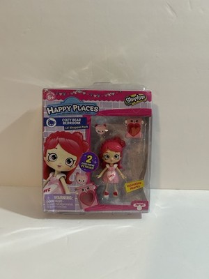 Shopkins Happy Places Lil Shoppie Pack VALENTINA HEARTS Doll Cozy Bear Bedroom 