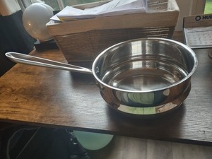 All-Clad Stainless-Steel Double Boiler Insert, 3-Qt, no lid