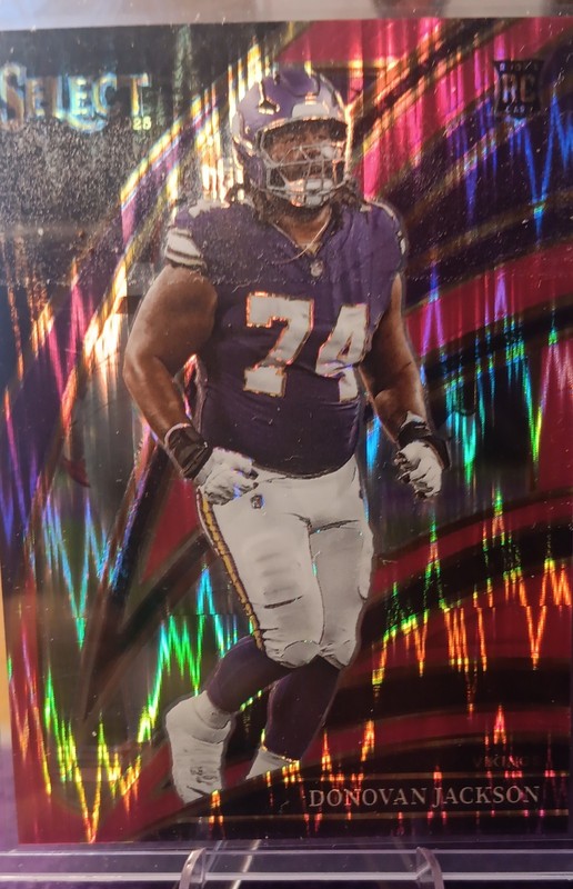 2025 Panini Select - Club Level Donovan Jackson #263 Pink Shock Prizm (RC)