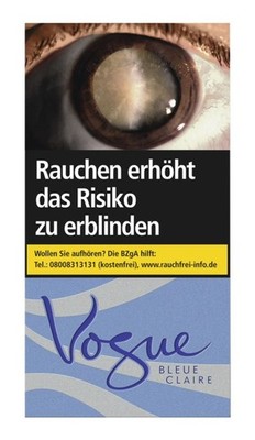 Vogue Zigaretten Bleue Claire (Super Slims) eine Packung á 20 Stk.,
