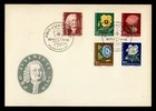 DR WHO 1958 SWITZERLAND FDC PRO JUVENTUTE FLOWER COMBO SEMI POST M77149