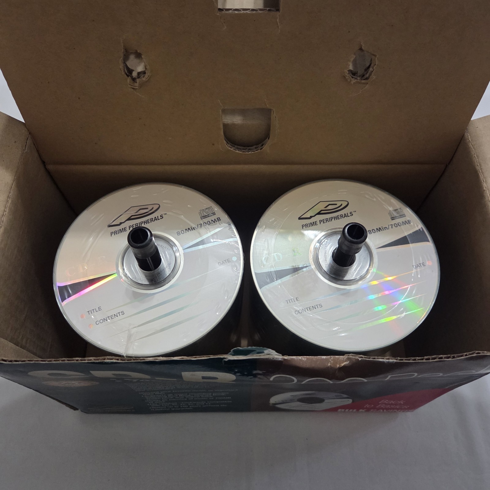 Prime Peripherals CD-R 200 Pack 80 Minutes 700 MB 16x Certified Blank Media Disc