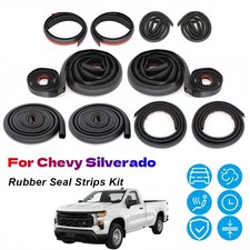 For Chevy Silverado Door Seal Strips m Weather Draft Wind Noise Reduction