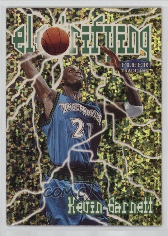 1998-99 Fleer Tradition Electrifying Kevin Garnett #2E HOF