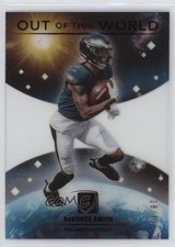 2021 Panini Clearly Donruss Out of this World Red 18/49 DeVonta Smith #OW-DS 4f5