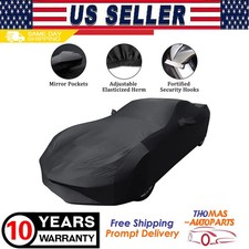 For C5 C6 C7 C8 Chevy Corvette Satin Stretch Indoor Outdoor Car Cover Waterproof