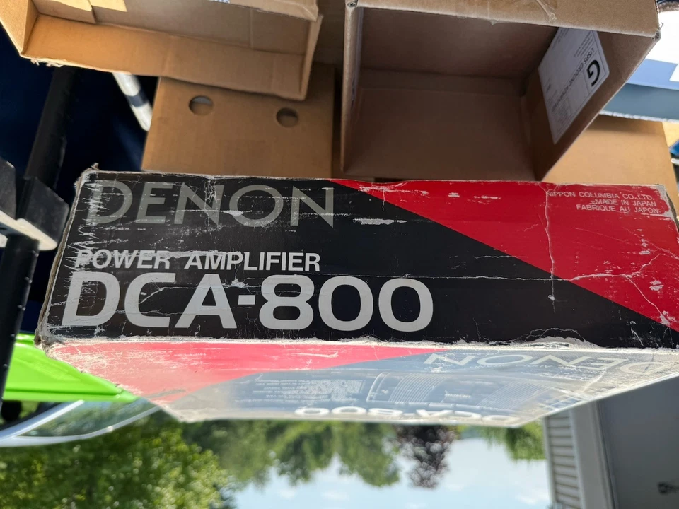 Amplificador de potencia Denon DCA-800 Foto 2 de 4