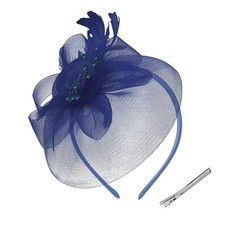Womens Fascinators Mesh Hats Tea Party Hats for Women Feather Veil Headband