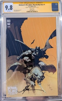 Batman & The Joker: The Deadly Duo #1 CGC SS 9.8 Signed by JONATHAN GLAPION 