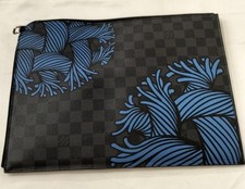 Louis Vuitton Damier Graphite Pochette Jour GM N41685 Rope Clutch Bag Japan