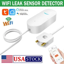 Smart WiFi Water Leak Sensor Flood Tuya Leakage Level Overflow Detector Alarm~