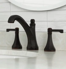 Pfister Arterra LG49-DE0D 8” Widespread Lavatory Faucet With Metal Pop Up Bronze