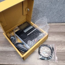 NEC DT800 IP Phone ITZ-12D-3(BK) VOIP 12-Button Display Tiltable W/ Cat5e Cable