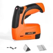 VEVOR Cordless Brad Nailer 2-in-1 Nail Gun Staple Gun 18 Gauge Battery Powered