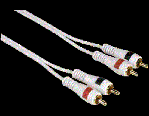 Hama 014007 Gold Plated 2m 2 x RCA Phono to 2 x RCA Lead Cable - Picture 2 of 2