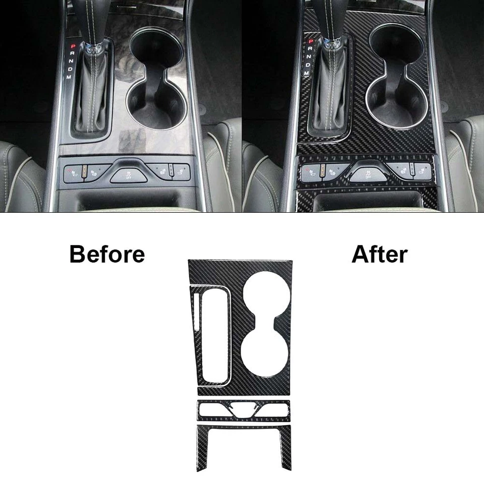 36Pcs Carbon Fiber Interior Full Kit Cover Trim For Chevrolet Impala 2014-2020 Foto 2 de 4