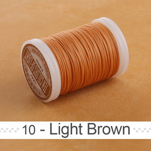 2021 Leather Craft Sewing Leather Round Wax Thread 0.6 mm Round Wax Thr NM - Picture 20 of 23