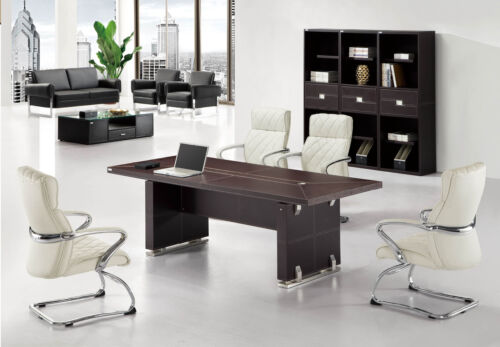 Modern New Office Conference Tables Wood Design Furniture Meeting Table 220cm