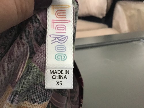 Süßes LulaRoe Classic T! Blumenmuster orange, lila, mehrfarbig Größe X-Small - Bild 2 von 3