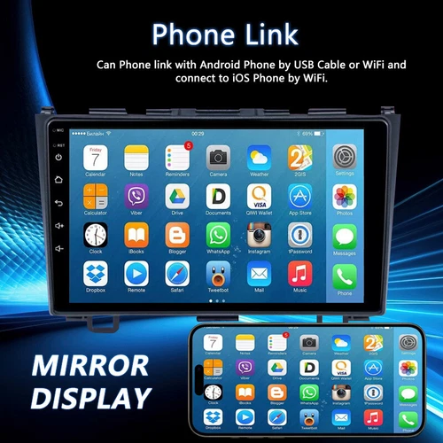 10.1''For Honda Accord 2003-2007 Android13 Carplay Car Radio GPS Head Unit 4+64G - Picture 4 of 17