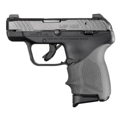 Hogue HandALL  Beavertail Grip Sleeve - Slate Gray for Ruger LCP MAX 18132