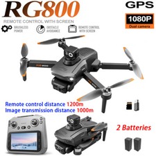 RG800MAX RC Drone 5G WIFI FPV GPS 1080P Dual Camera Obstacle Avoidance 2 Battery