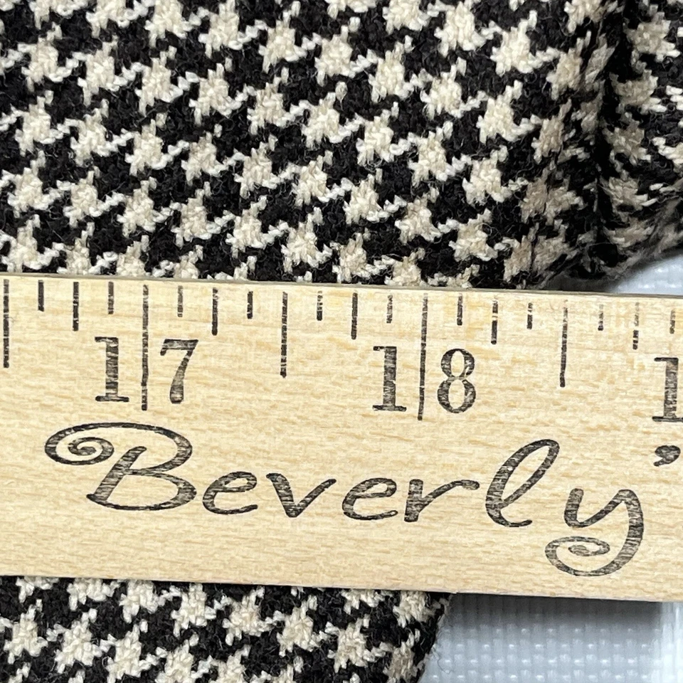 Vertigo Париж шерсти гончая блейзер куртка S искусственного меха отделки воротник нейтральный шик - Изображение 4 из 4