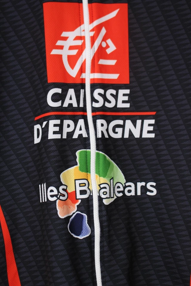 Caisse D'Epargne UCI Nalini Cycling Jersey Full Zip Made in Italy Size L Euro 6 - Image 3 of 4