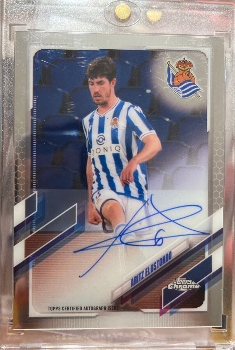 【直書きAUTO】Aritz Elustondo TOPPS CHROME Aritz Elustondo 2020-21 Topps Chrome Real Sociedad Curated