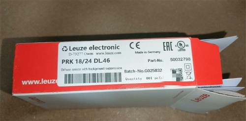 LEUZE PRK18/24DL.46 PRK 18/24 DL.46 50032798 DIFFUSE SENSOR NEW IN BOX dhl - 第 1/2 張圖片