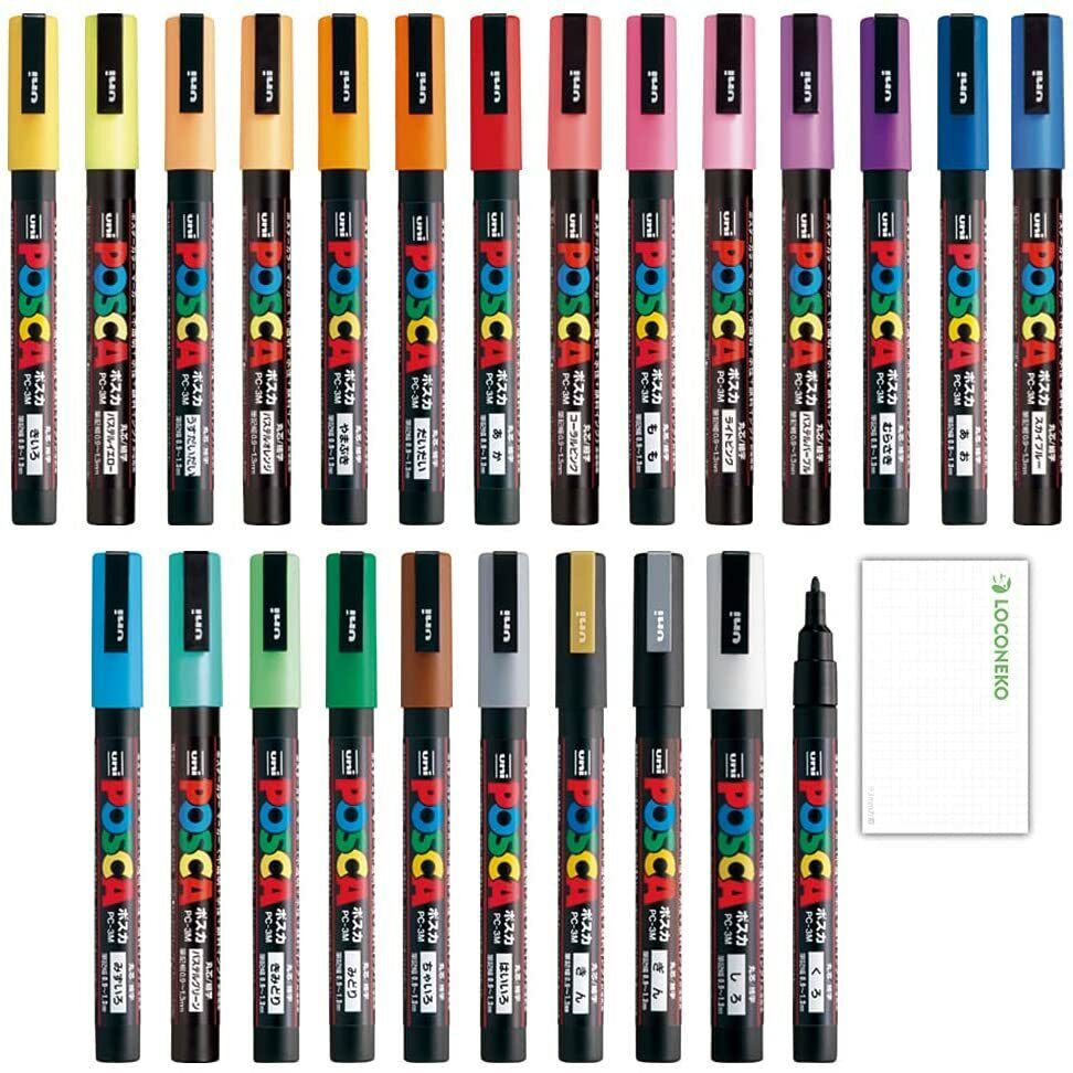 Uni Posca Marker Pen Set of 24