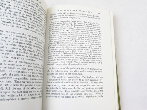 A Manual Grammar of the Greek New Testament by Dana & Mantey 1955 Hardcover - Imagen 10 de 11