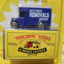 Matchbox ORIGINALS 1993 #17A MATCHBOX REMOVALS SERVICE Moko Lesney ReCreation 