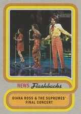 2019 TOPPS HERITAGE NEWS FLASHBACKS SUPREMES FINAL CONCERT NF-15 SP HOT!