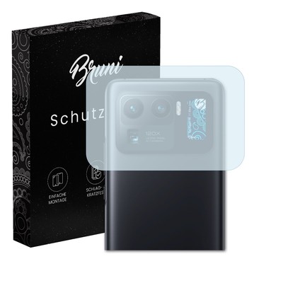 Bruni 2x Folie für Xiaomi Mi 11 Ultra Lens Schutzfolie Displayschutzfolie
